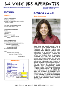 La Voix des Apprentis N° 15 – Mai 2010 – L’autorité