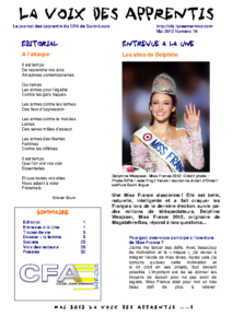 La Voix des Apprentis N° 19 – Mai 2012 – La femme