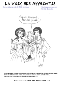 La Voix des Apprentis N° 25 – Mai 2015 – La création