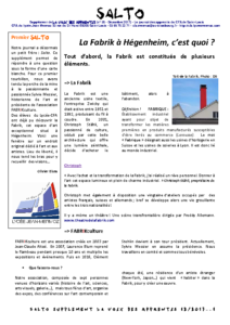 La Voix des Apprentis N°30 supplément